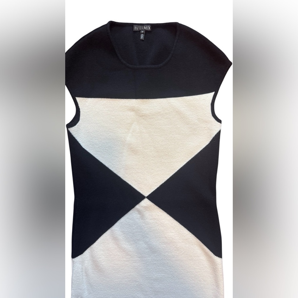 INTERMIX colorblock pattern mini dress - image 6